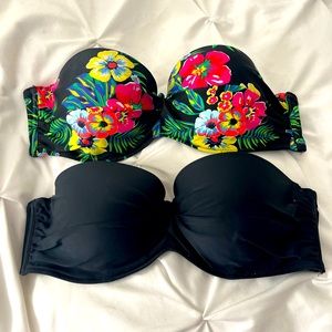 Pair of Old Navy bikini push up tops.